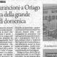 Il Gazzettino: Fiori arancioni a Oriago in vista della grande festa di domenica